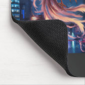 Fênix flamejante Mousepad Muismat (Hoek)