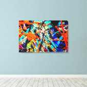 Fenix van het Water Canvas Afdruk (Insitu (Houten vloer))