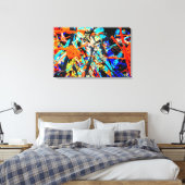 Fenix van het Water Canvas Afdruk (Insitu (Slaapkamer))