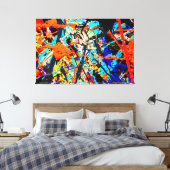 Fenix van het Water Canvas Afdruk (Insitu (Slaapkamer))