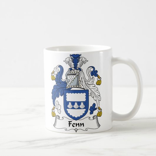 Fenn Family Crest Koffiemok (Rechts)