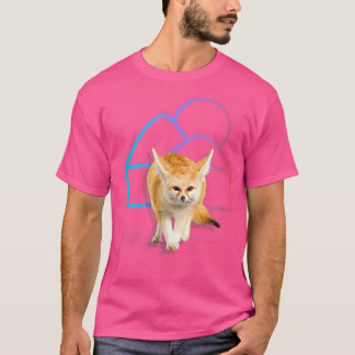 Fennec Fo Canine Wild Desert Mannen Vrouwen Kinder T-shirt