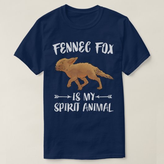 Fennec Fo is mijn gedistilleerde dier T-shirt (Design voorkant)