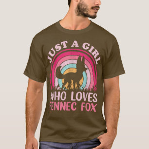 Fennec Fo Lover, gewoon een meisje dat van Fenn h T-shirt