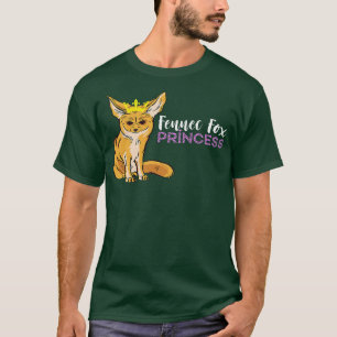 Fennec Fo Princess Ears Crown Animal Fennec of Lov T-shirt