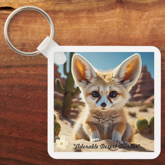 Fennec Fox Bliss Sleutelhanger (Voorkant)