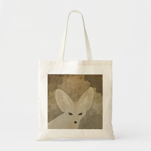 Fennec Fox Canvas tas (Voorkant)