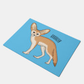 Fennec fox cartoon afbeelding deurmat (Schuin)