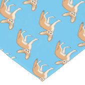 Fennec fox cartoon afbeelding korte tafelloper (Hoek)