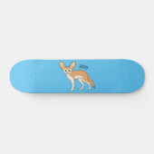 Fennec fox cartoon afbeelding persoonlijk skateboard (Horizontaal)