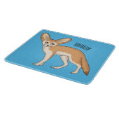 Fennec fox cartoon afbeelding snijplank (Hoek)