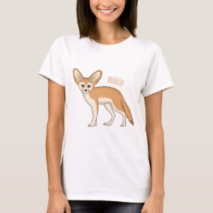 Fennec fox cartoon afbeelding t-shirt