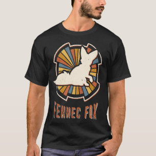 Fennec Fox Classic Retro Animal Love T-shirt