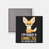 Fennec Fox Costume Girls Fox  Magneet (Voorkant / Achterkant)