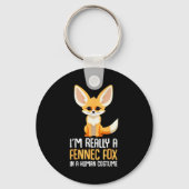 Fennec Fox Costume Girls Fox Sleutelhanger (Voorkant)