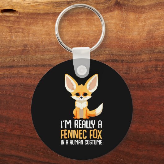 Fennec Fox Costume Girls Fox  Sleutelhanger (Voorkant)