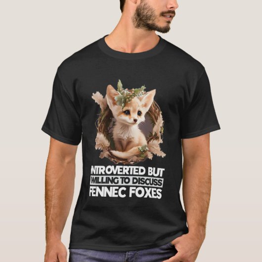 Fennec Fox Cute Fennic Fenec Animal Fox 1 T-shirt (Voorkant)