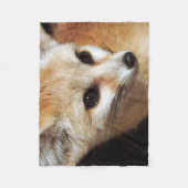 Fennec Fox Fleece Deken (Voorkant)