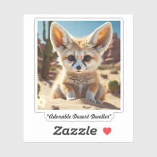 "Fennec Fox in beroep" Sticker