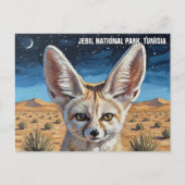 Fennec Fox in Jebil National Park Tunisia Briefkaart (Voorkant)