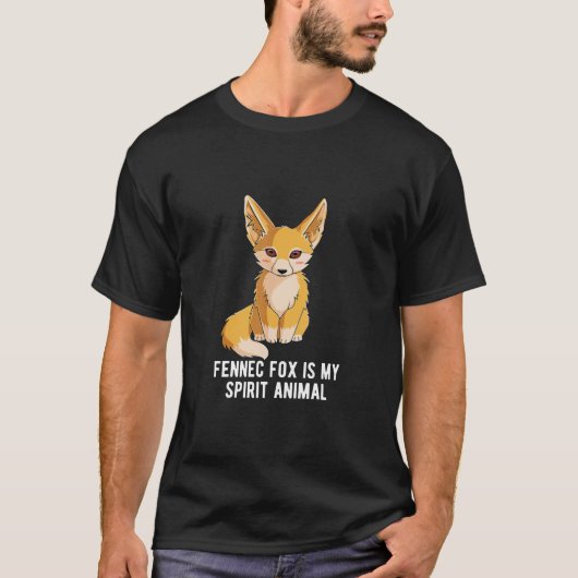 Fennec Fox is mijn gedistilleerde dierlijke Shirt  (Voorkant)
