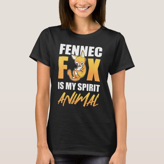 Fennec Fox is mijn gedistilleerde dierwoestijn Fox T-shirt (Voorkant)