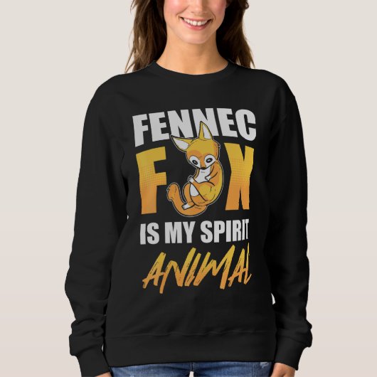 Fennec Fox is mijn gedistilleerde dierwoestijn Fox Trui (Voorkant)