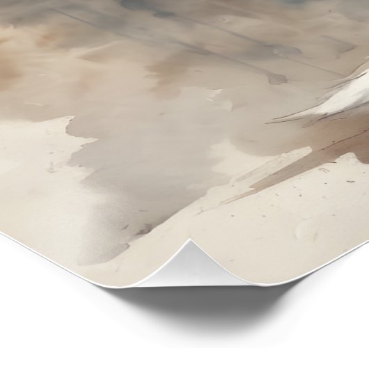 Fennec Fox no 1 Glanzend Poster (Hoek)