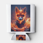 Fennec Fox on Fire Blikjeskoeler (Achterkant)