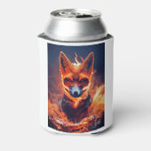 Fennec Fox on Fire Blikjeskoeler (Blikje Achterkant)
