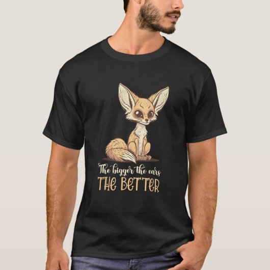 Fennec Fox oren Leuke Fennec Fox Lover Dier Pet O T-shirt (Voorkant)