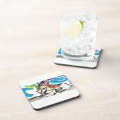 Fennec fox schattig bier onderzetter (Rechterzijde)