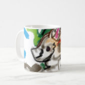 Fennec fox schattig koffiemok (Voorkant links)