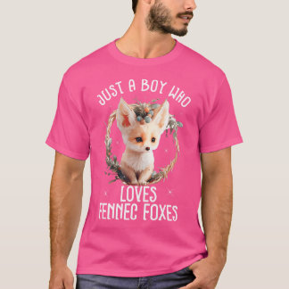 Fennec Fox Schattige Fennic Vossen Omheining Diere T-shirt
