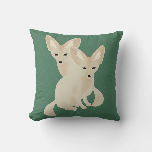Fennec Fox Sierkussen (Voorkant)