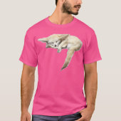 Fennec Fox Sleeping Fox T-shirt (Voorkant)