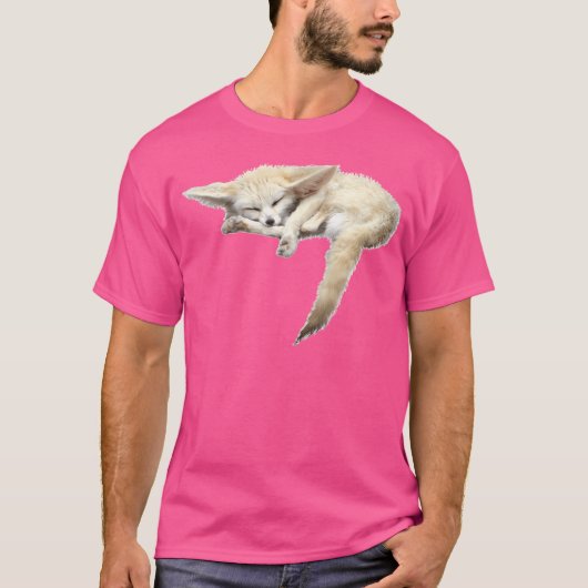 Fennec Fox Sleeping Fox T-shirt (Voorkant)