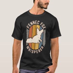 Fennec Fox Whisperer Classic Retro Animal T-shirt