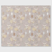 Fennec Foxes Arrows en Feathers Cadeaupapier (Vlak)