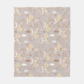 Fennec Foxes Arrows en Feathers Fleece Deken (Voorkant)