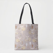 Fennec Foxes Arrows en Feathers Tote Bag (Voorkant)