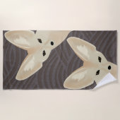 Fennec Foxes Beach Towel Strandlaken (Voorkant)