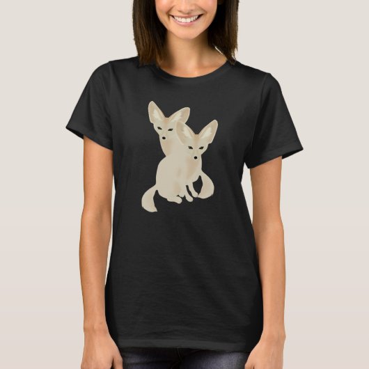 Fennec Foxes T-Shirt (Voorkant)
