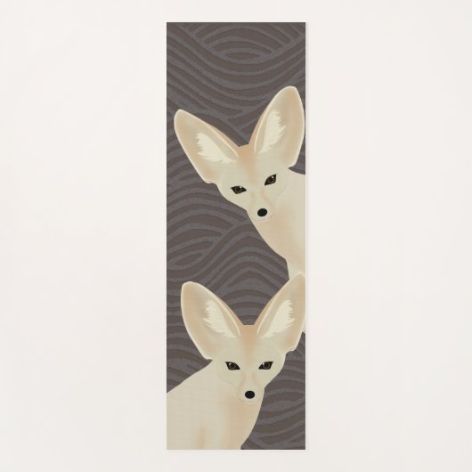 Fennec Foxes Yoga Mat (Voorkant)