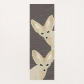 Fennec Foxes Yoga Mat (Achterkant)