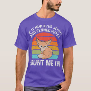 Fennec Vixen-ontwerp voor een Fennec-vosfanT-shirt T-shirt
