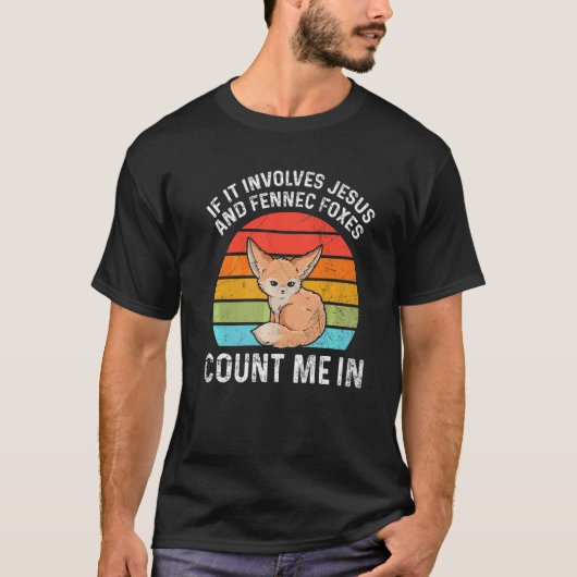 Fennec Vixen voor een Fennec Fox Fan T-shirt (Voorkant)
