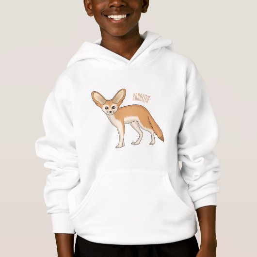 Fennec vos cartoon illustratie (Voorkant)