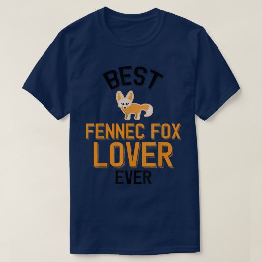 Fennec Vos Liefhebber  T-shirt (Design voorkant)