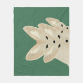 Fennec Vossen Fleece Deken (Voorkant)